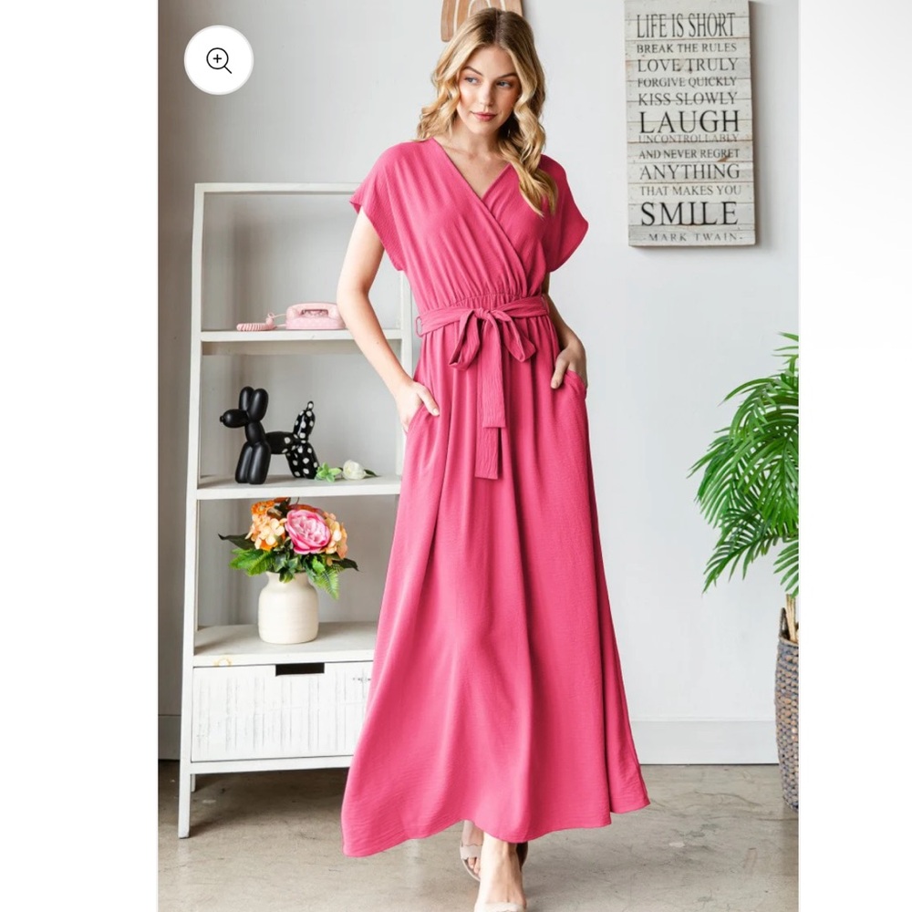Heimish pink maxi dress